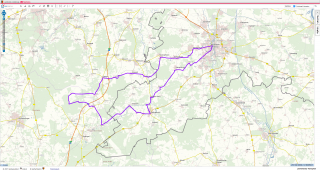 Fahrradtour Heidetour vom Geoportal Landkreis Lüneburg Bike Park Timm						